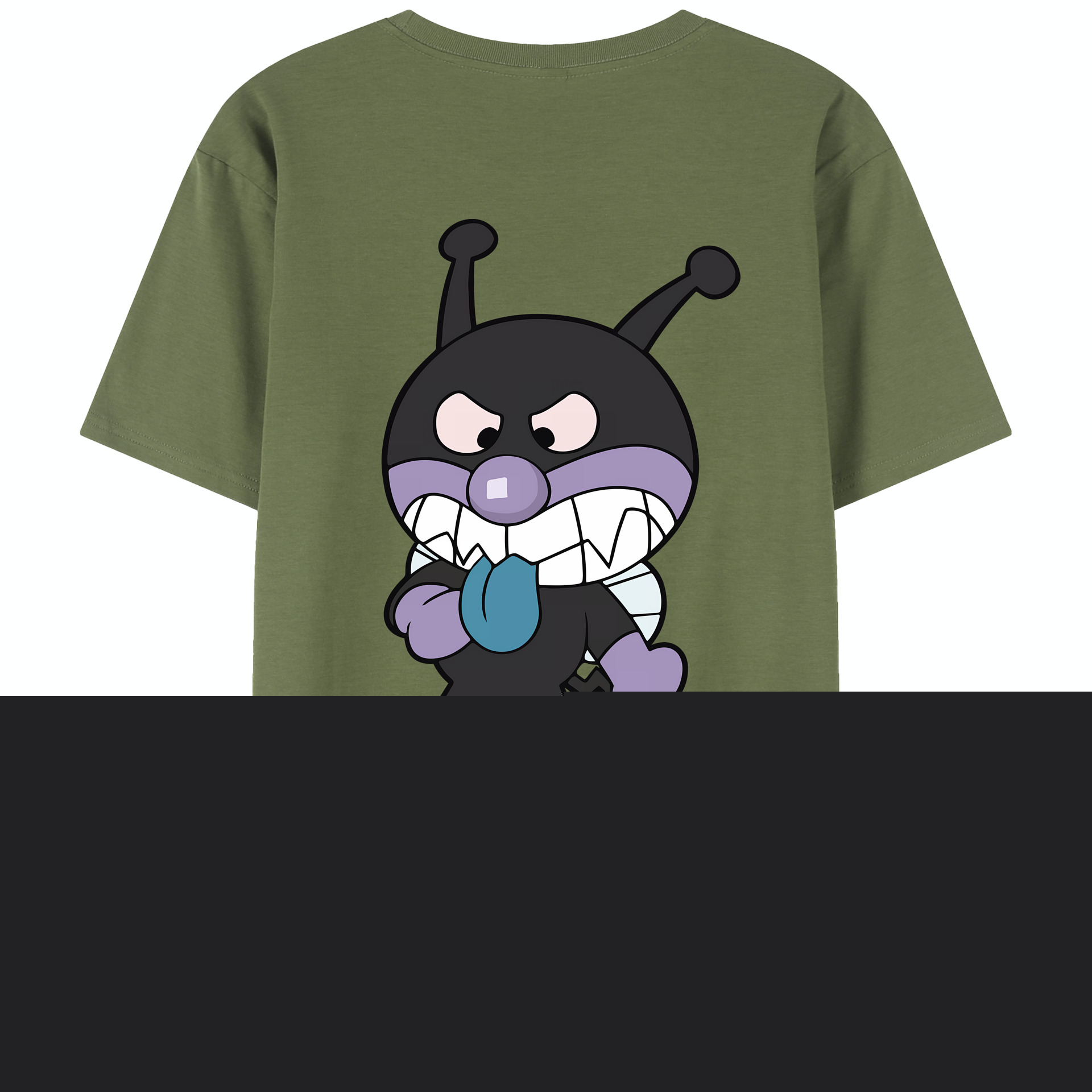 （画像用） アンパンマン Anpanman 綿100％半袖Tシャツ（背面プリント）